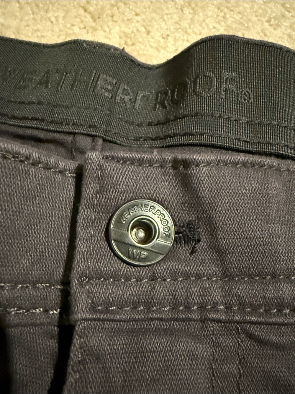 Weatherproof Men's Dark Gray Straight-Fit Utility Pants - Picture 3 of 14